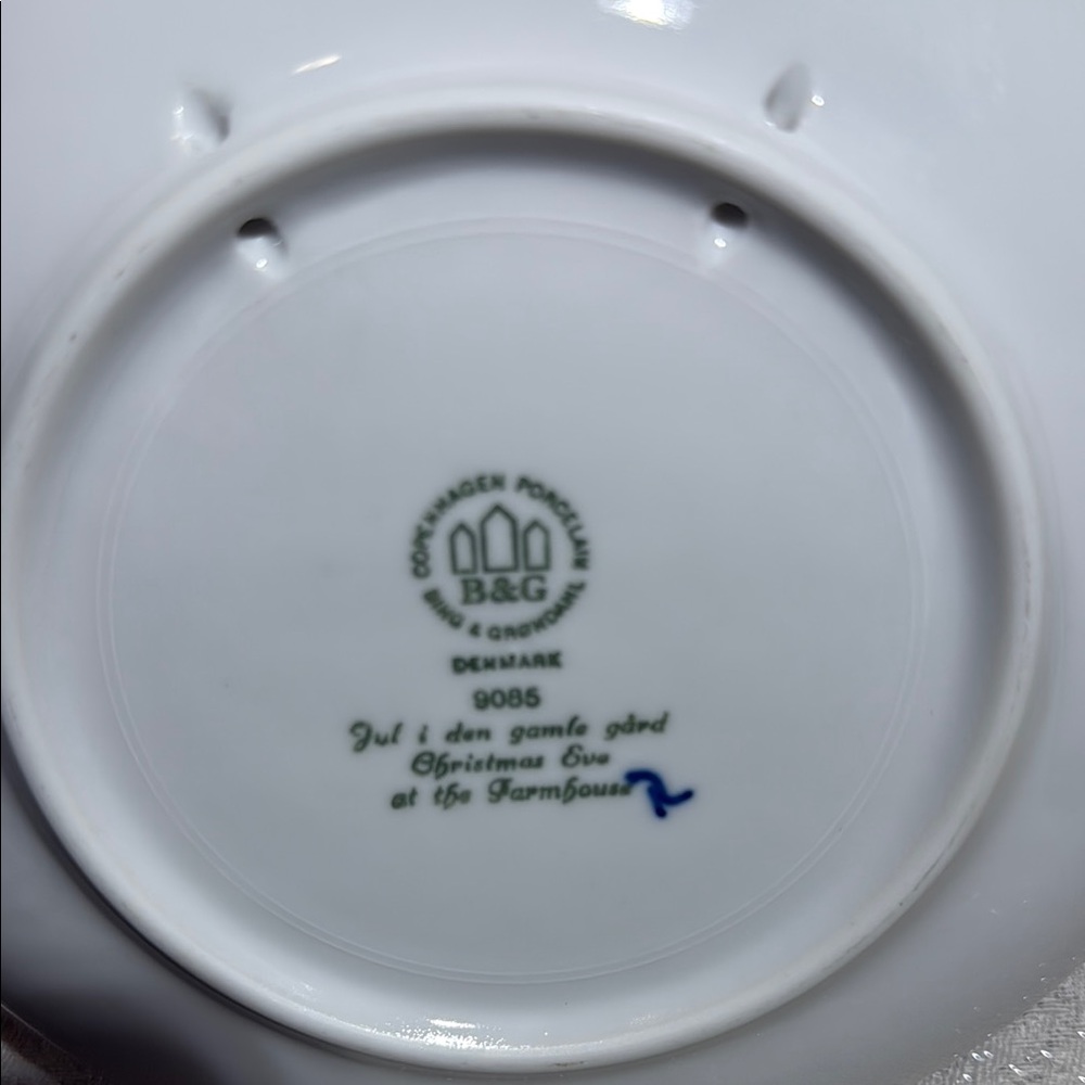 Blue Decorative Plate - Picture 2 of 2